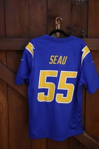 Junior Seau #55 Chargers Nike Alternate Jersey – Men’s Large, Royal Blue - Picture 1 of 8