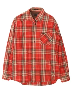 MARLBORO CLASSICS Mens Regular Fit Shirt Large Red Check Cotton TP02 - Picture 1 of 4