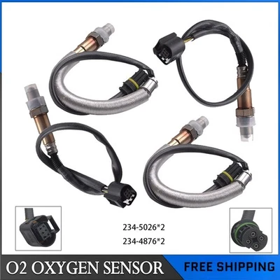 Sensor de oxigênio O2 ascendente e descendente 1 e 2 para motor BMW X5 X6 4.4L N63B44B - Imagem 1 de 4