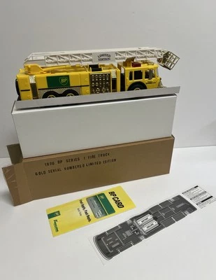British Petroleum GOLD Ed. BP Fire Truck ONLY-960 MADE 1996 LADDER IN BOX 1:35 - Image 1 of 4