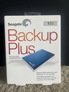 Seagate Backup Plus 1tb Portable Hard Drive - BRAND NEW SEALED - Afbeelding 1 van 2
