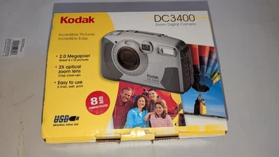 Kodak DC DC3400 2.1MP Digital Camera - Dark gray - Image 1 of 3