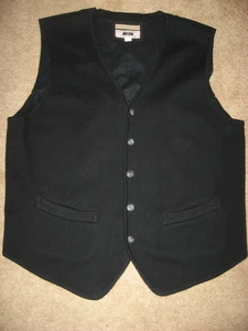 Chaleco Para Hombres Nuevo Sin Etiquetas Negro JOSEPH ABBOUD Elastizado Botón Frontal XL - Imagen 1 de 1