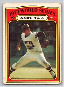 1972 O-PEE-CHEE BASEBALL 1971 WORLD SERIES GAME NO. 5 PITTSBURGH PIRATES #227 - Picture 1 of 2