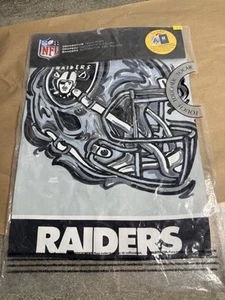 Raiders Las Vegas Oakland NFL Football Helm Wildleder Garten Flagge 18 x 12,5" - Bild 1 von 9