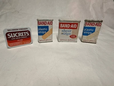 Latas de curita Johnson and Johnson vintage - Lata Bonus Sucrets Foto 1 de 4