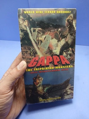 1998 GAPPA The Triphibian Monsters VHS Widescreen 90min Color SEALED Eng Dub - Image 1 of 4