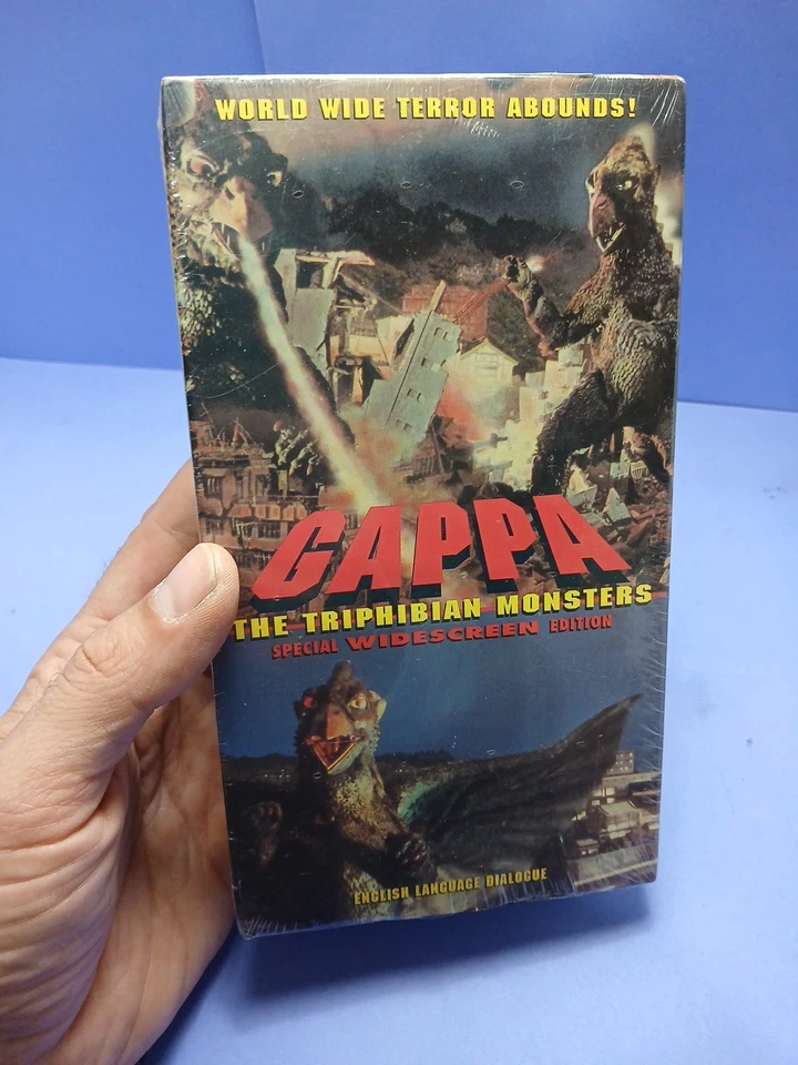 1998 GAPPA The Triphibian Monsters VHS Widescreen 90min Color SEALED Eng Dub - Image 1 of 4