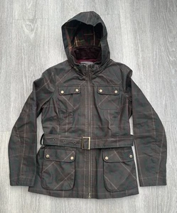 Laura Ashley Woman’s Waxed Jacket Tartan Uk 12 Kensington - Picture 1 of 10