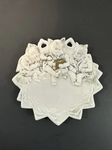 Antique Westmoreland EAPG "THREE BEARS" PLATE Milk Glass Goofus Glass Late 1920s - Picture 1 of 13