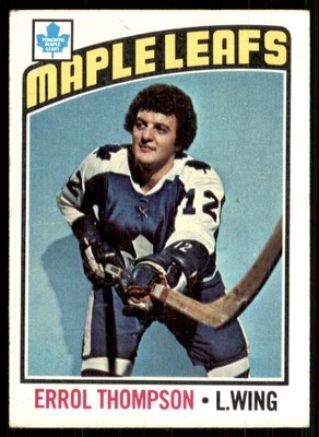 1976-77 Topps #259 Errol Thompson Toronto Maple Leafs - Image 1 of 2