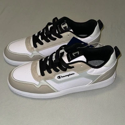 Champion Lore США 7 тренер туфли белый желтовато-коричневый серый кожаный спортивные кроссовки новый с Ярлыками - Изображение 1 из 4