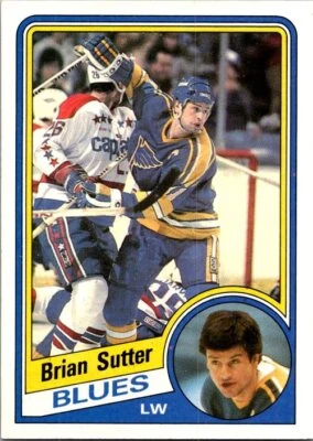 1984-85 Topps #135 Brian Sutter - Image 1 of 2