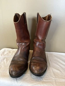Laredo Vintage Long Haul Cowboy Boots Size 10 Oil Resistant - Picture 1 of 13