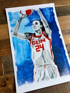 Dewanna Bonner 11x17 Art Print - Connecticut Sun WNBA - Picture 1 of 1