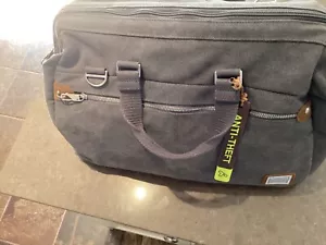 Travelon Anti-Theft Heritage Messenger Bag - Pewter - Picture 1 of 11
