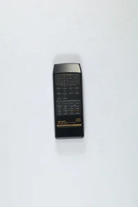 Sharp Black Infared CD Player Remote Control GUC - Picture 1 of 3