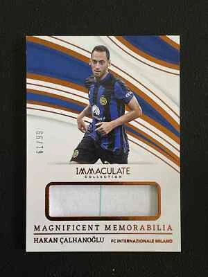 Hakan Calhanoglu 2023-24 Panini Immaculate Magnificent Memorabilia /99 #MG-HC - Image 1 of 2