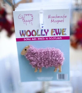 Woolly Ewe Magnets by Hairy Coo Kitchen Gift with Scottish Charm various colours - Picture 1 of 11