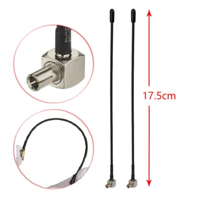 2pcs Netgear Nighthawk M1 MR1100 4G LTE Flexible Modem WiFi Hotspot TS9 Antenna - Image 1 of 4