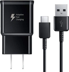 Adapter Fast Charger Type C With Phone Charging Cable For Samsung Galaxy Android - Picture 1 of 14