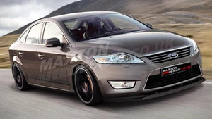 Front Diffuser Splitter Maxton Design Gloss Black ABS for Ford Mondeo Mk4 Pre-FL - Picture 1 of 4