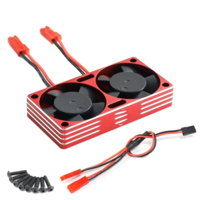 550 3650 3660 3670 Motor Cooling High Speed Dual Fan for OKHL 1/7 1/8 1/10 Model - Image 1 of 4