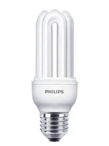 Philips Energy Saver 14W (65W) 820lm ES E27 CFL Stick, Warm White 27000K - Picture 1 of 1