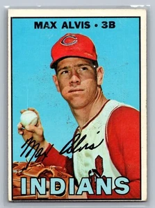 1967 TOPPS MAX ALVIS INDIANS BASEBALL CARD #520 SEMI-HI EX #67 - Picture 1 of 2