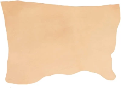 2/5 OZ-3/4 OZ-5/6 OZ-8/9-OZ 9/10 OZ WEGETABLE  Tanned Leather NATURAL SQFT CUTS - Image 1 of 3