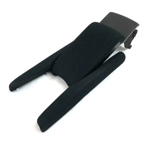 2016-2020 Honda Civic Center Console Lid Deep BLACK OEM Cloth Armrest + Trim - Picture 1 of 5