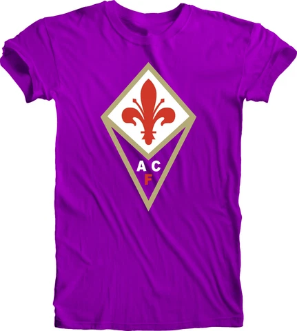 ACF Fiorentina Club Soccer Football Men's T Tee Shirt Handmade Team Sports color Cover