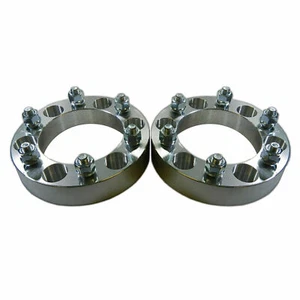 Pair 6 x 5.5 139.7 Wheel Spacers 12x1.5 1" fit K10 K15 Frontier Titan Wagoneer - Picture 1 of 4