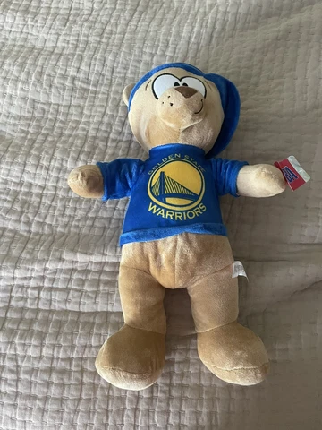 Bay Area Golden State Warriors Teddy Bear Toy Plush Official NBA Merchandise Cover