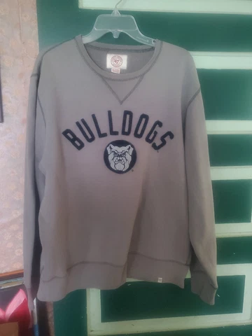 Butler Bulldogs Gray Center Logo Sweatshirt Sz XL 47 Brand Cover