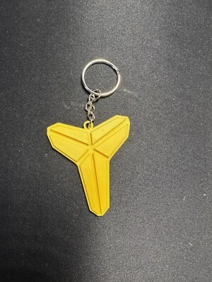 Llavero Kobe Bryant Negro Logo Mamba, Etiqueta de Accesorios, ¡HECHO EN EE. UU.! Foto 1 de 4