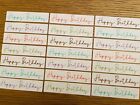 20X Happy Birthday Card Toppers Sentiments Banners Papercraft Card Making