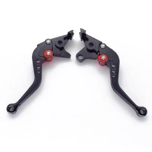 Black Short CNC Clutch Brake Levers For 2002-2003 KAWASAKI VN1500 Mean Streak - Picture 1 of 11