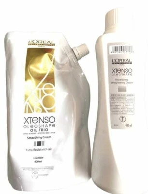 L'Oreal Paris X-Tenso 400 ml Crema Alisadora Cabello + Neutralizador 495 ml Foto 1 de 4