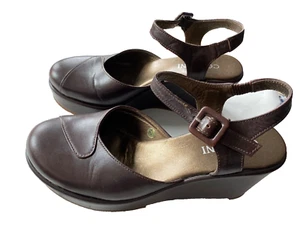 Cordani women's leather wedge sandals, Size 7 - Picture 1 of 5