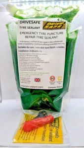 2 x Sellador de neumáticos de emergencia pinchazos reparación bolsa sellador de neumáticos - Imagen 1 de 4