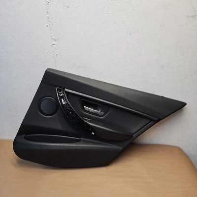 BMW 320i 330i F30 F31 2012-18 puerta trasera derecha panel de tarjetas embellecedor cubierta paquete de luces Foto 1 de 4