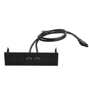 USB 3.0 Panel Frontal Doble Puertos USB Hub Conector 20 Pin Cable Adaptador Lenth 60cm - Imagen 1 de 7