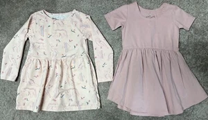 Kleinkind Mädchen Stitch Fix & Juni & Januar 2 rosa mit Tieren & festen Kleidern - 3T - Bild 1 von 17
