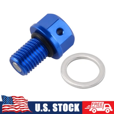 Tornillo magnético para tapón de drenaje de aceite para Yamaha YZ 250FX 450FX YZ250F YZ450F 16-23 Foto 1 de 4