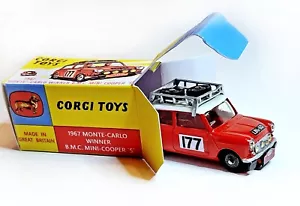 Corgi Toys Nº 339 - Monte Carlo BMC Mini Cooper S - Incluye caja Repro - Imagen 1 de 9