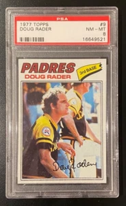 1977 Topps #9 Doug Rader PSA 8 San Diego Padres - Picture 1 of 2