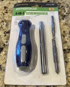 PITTSBURGH 61988 - 4-In 1 Screwdriver with TPR Handle - Picture 1 of 2