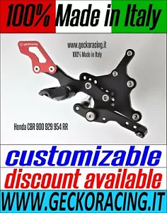 REARSETS ADJUSTABLE PEGS HONDA CBR 900 929 954 RR - Picture 1 of 4
