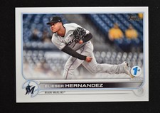 2022 Series 1 First Edition Base #9 Elieser Hernandez - Miami Marlins